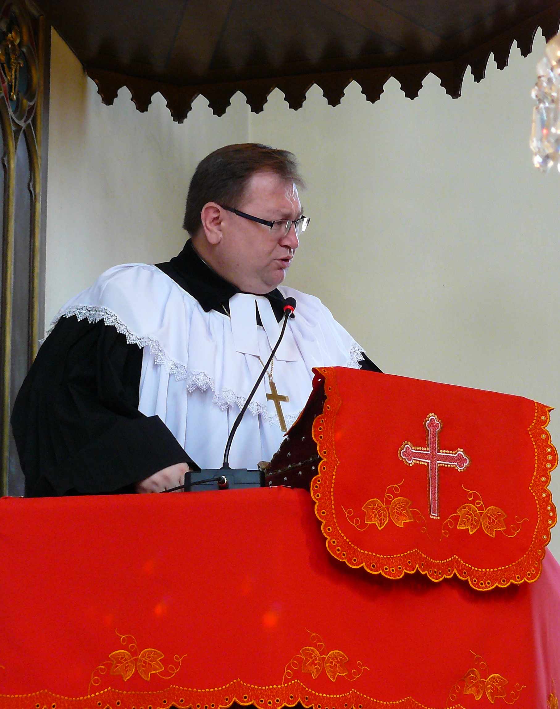 Biskup východného dištruktu ECAV na Slovensku Mgr. Slavomír Sabol